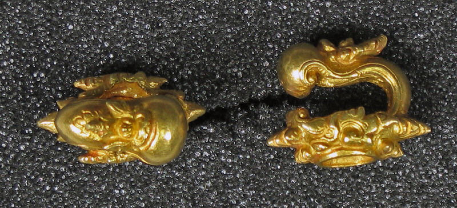 Pair of Earrings, Oval Gem Settings