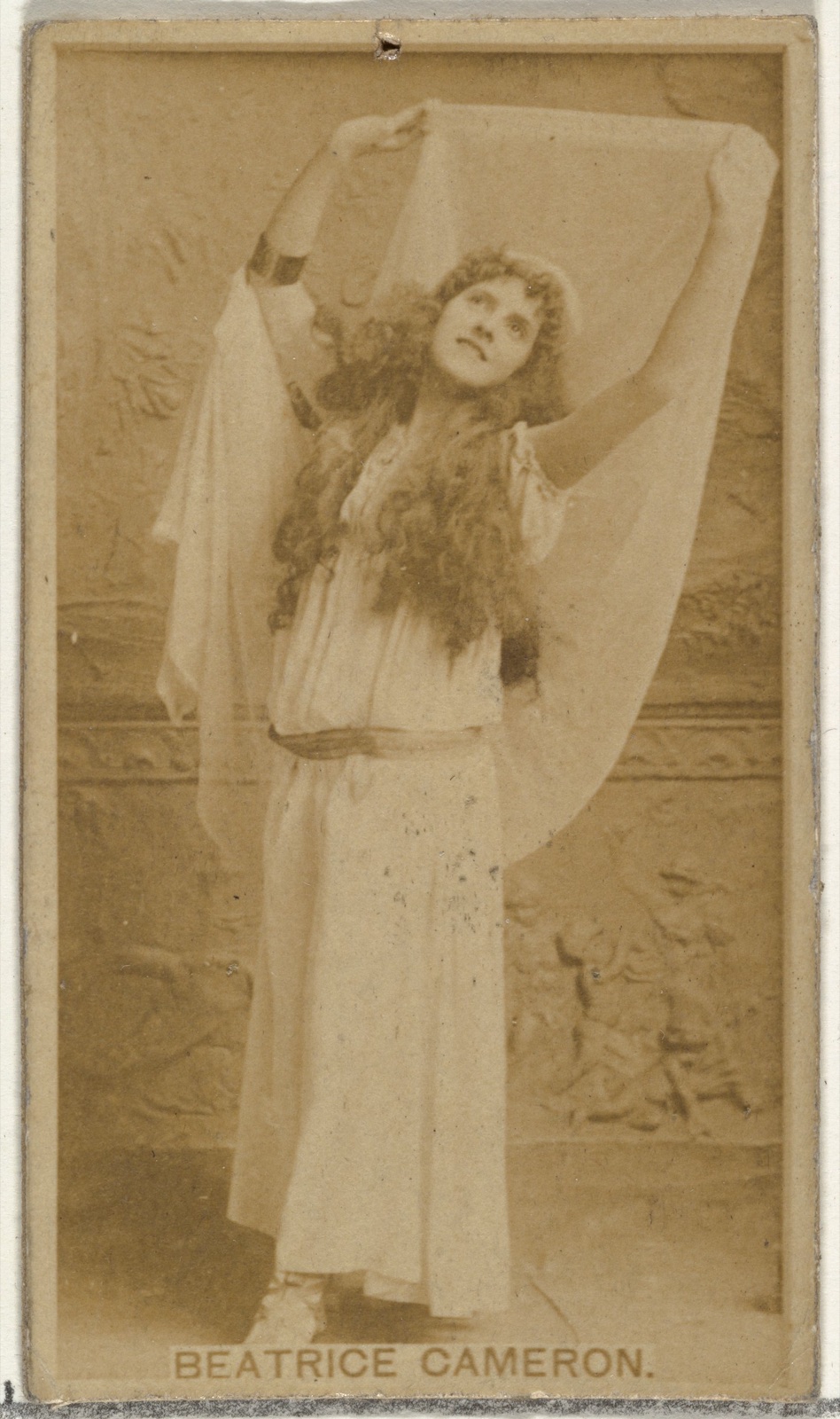 Beatrice Cameron, from the Actors and Actresses series (N145-8) issued by Duke Sons & Co. to promote Duke Cigarettes — W. Duke, Sons & Co.