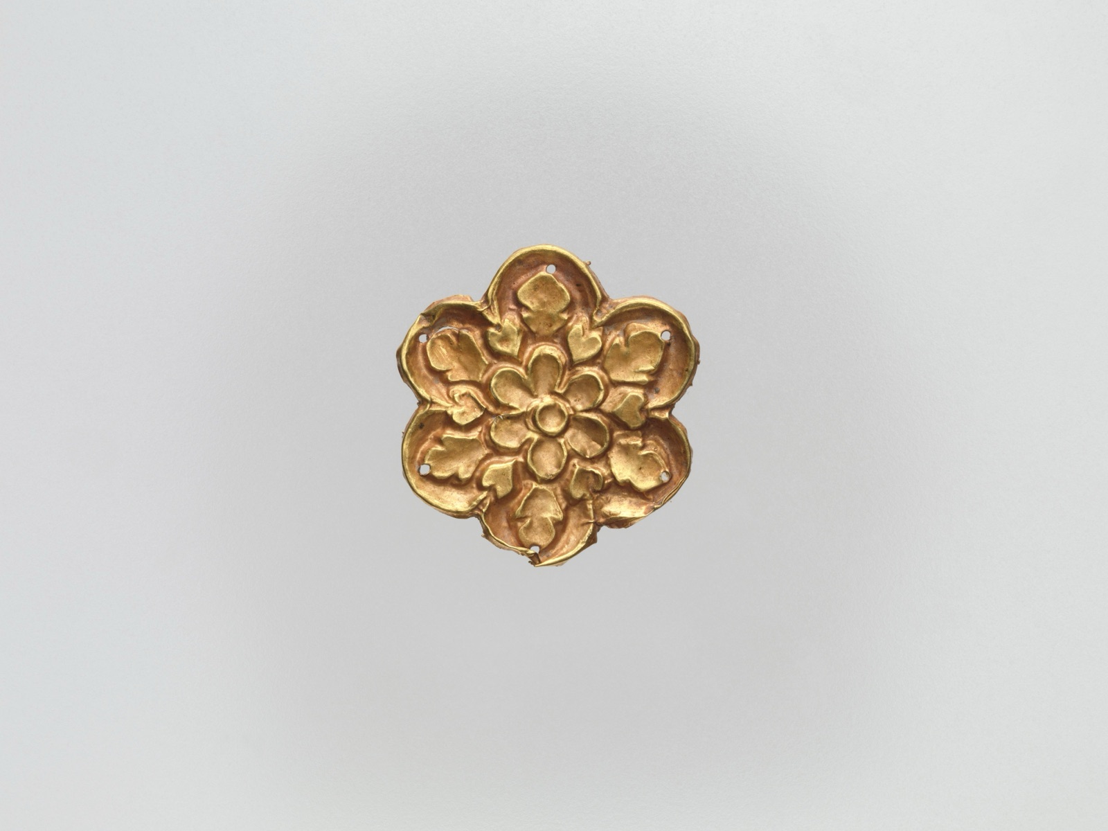 Flower-Shaped Clothing Plaque