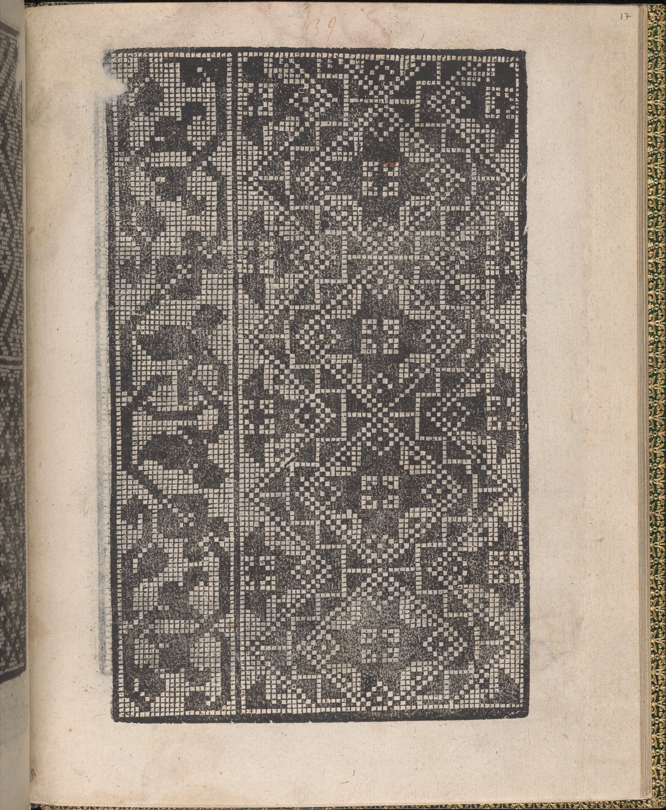 Ornamento delle belle & virtuose donne, page 9 (verso) — Matteo Pagano