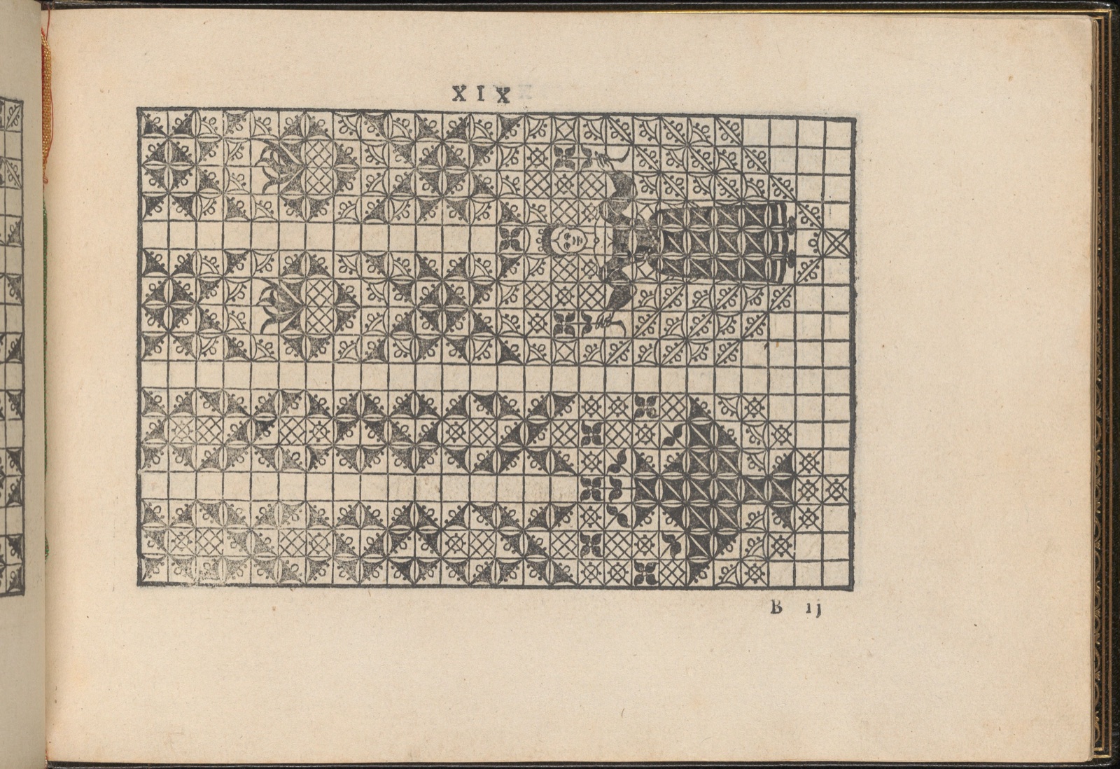 La Vera Perfettione del Disegno di varie sorti di recami, page 10 (recto) — Giovanni Ostaus