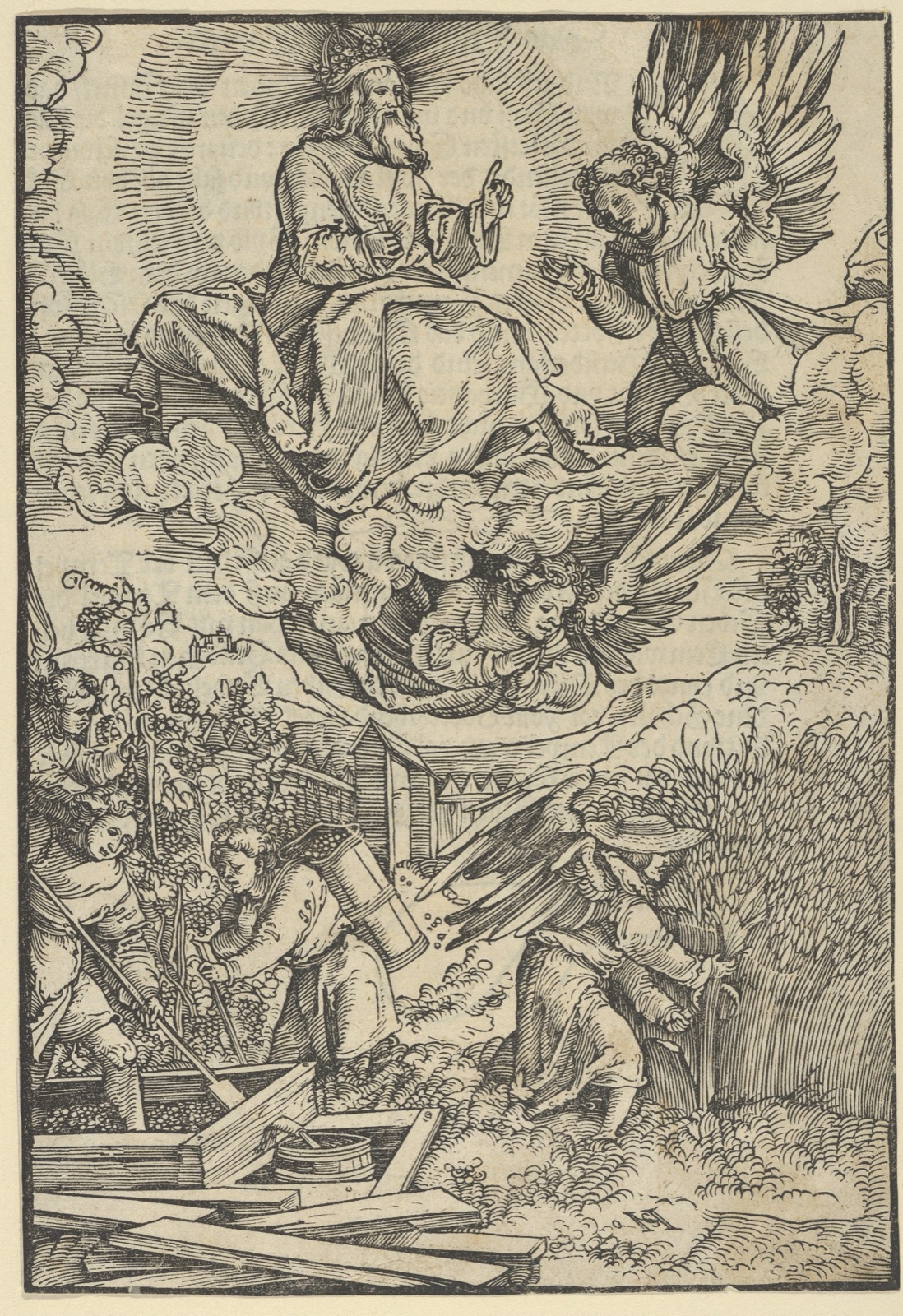 The Harvest and the Wine-Press of Blood — Hans Schäufelein