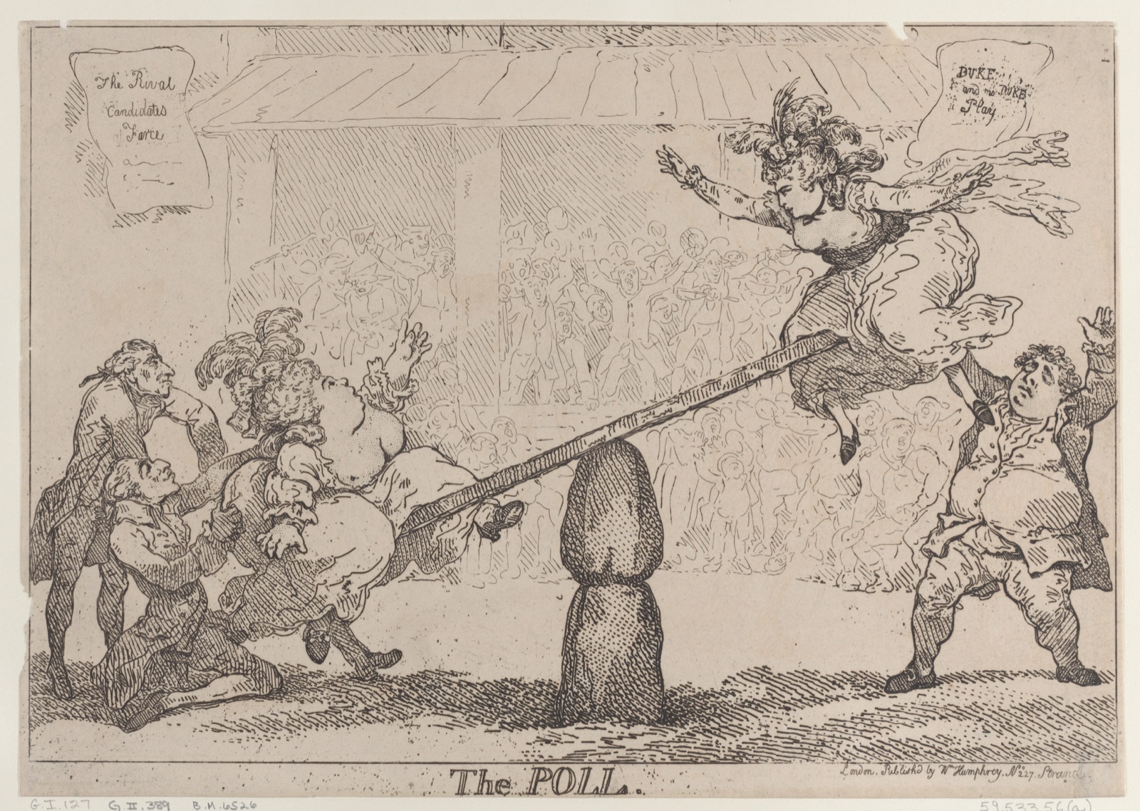 The Poll — Thomas Rowlandson