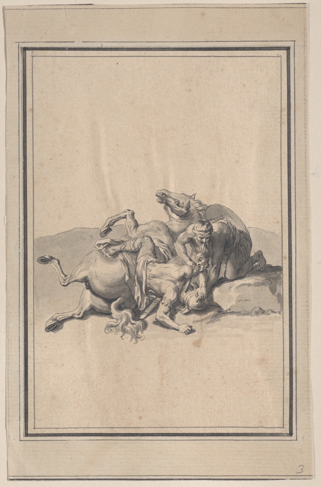 Vignette, from "The Battle of Milvian" — Bernard Picart