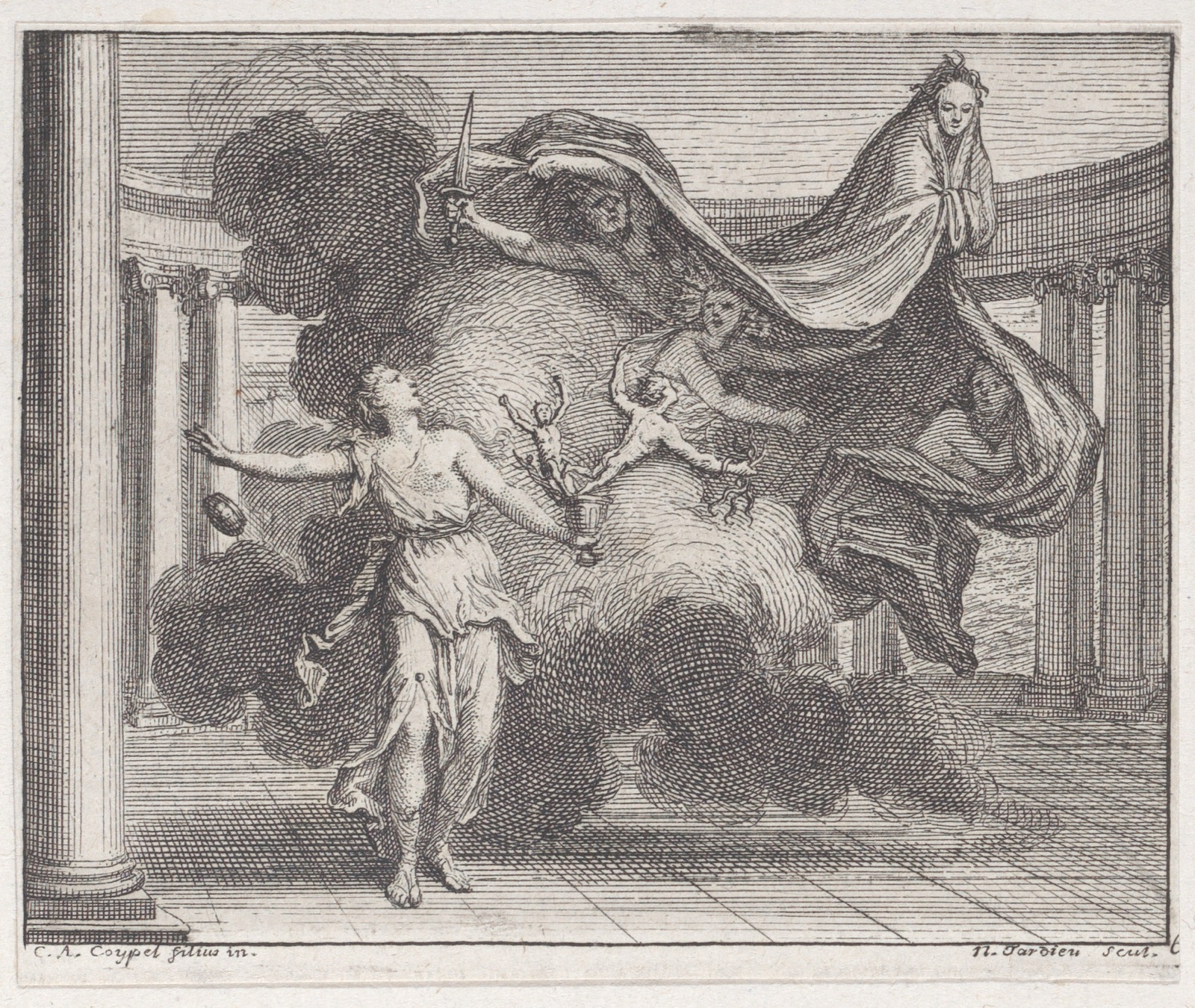 Book 4, Fable 7: Pandora, from "Fables Nouvelles" — Nicolas Henry Tardieu