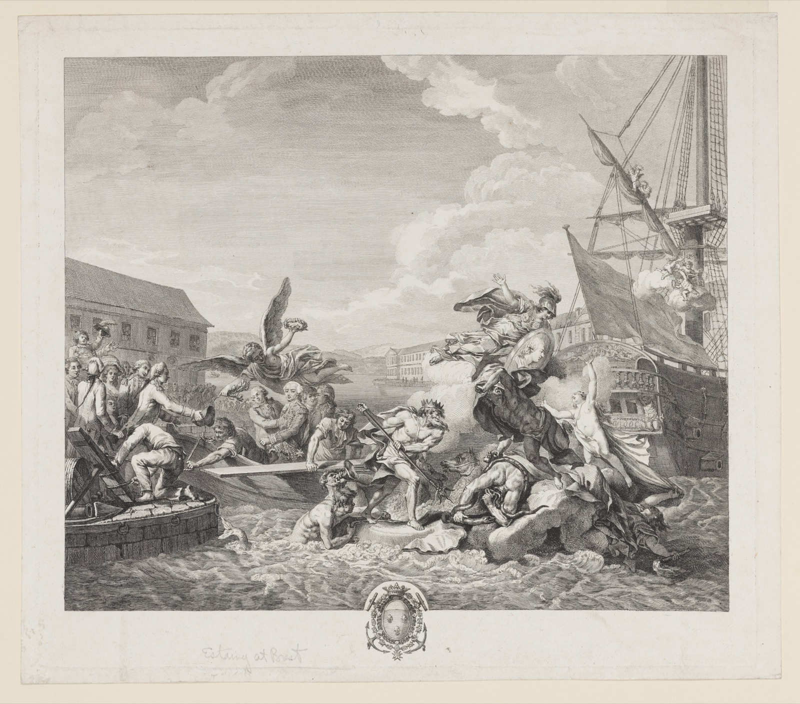 The Arrival of Admiral d'Estaing at Brest — Pierre Lacour