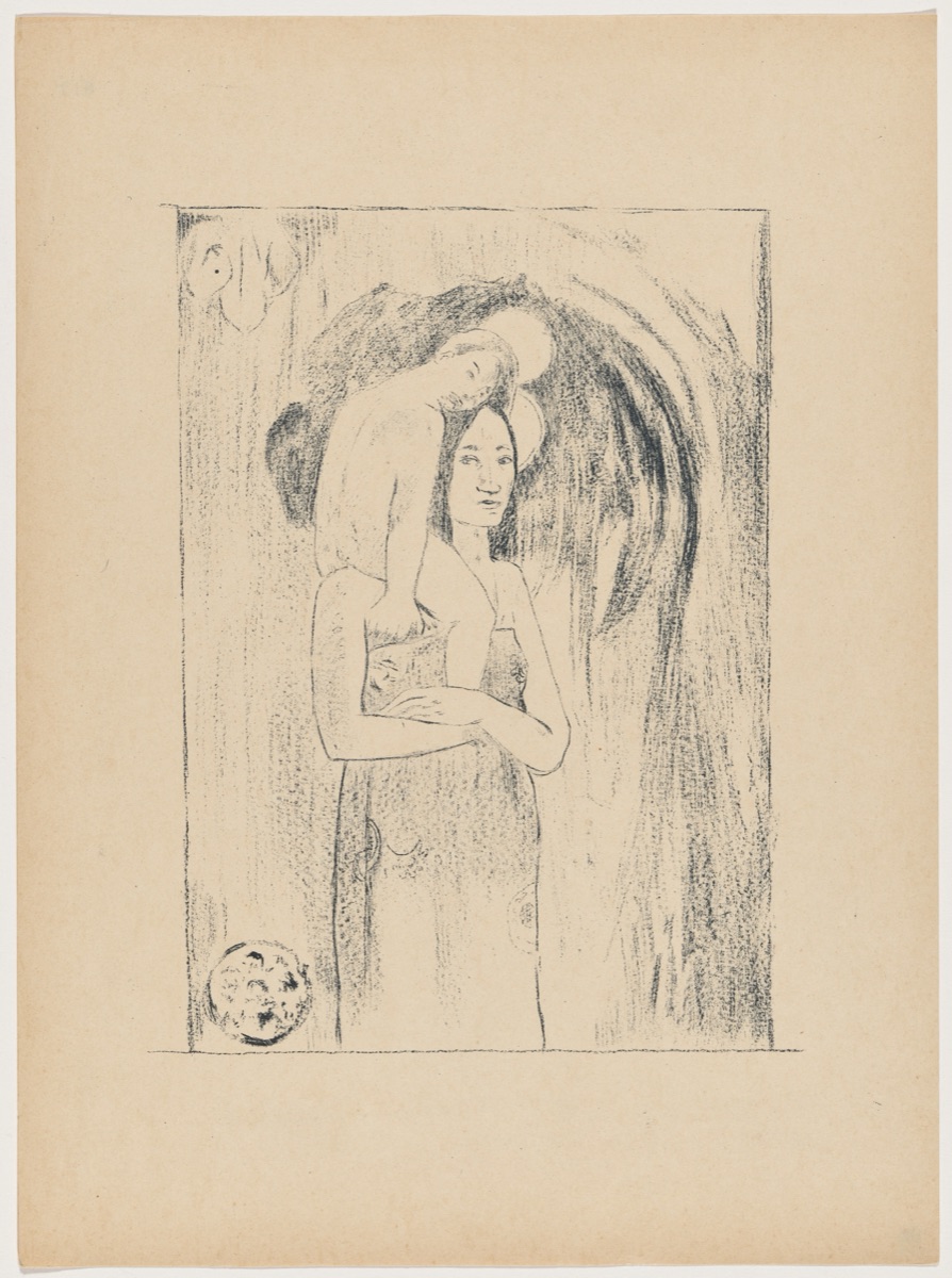 La vierge et l'enfant (The Virgin and Child) — Paul Gauguin