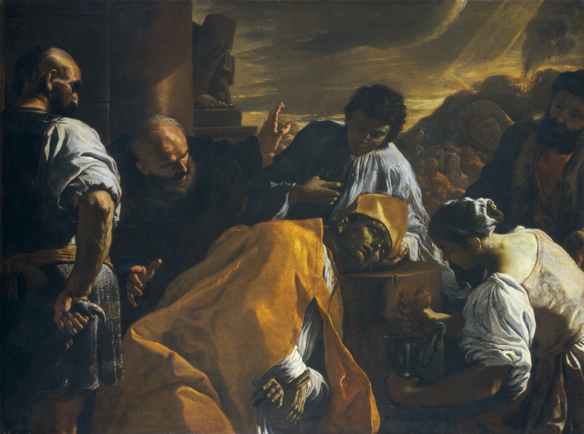 The Martyrdom of Saint Gennaro — Mattia Preti