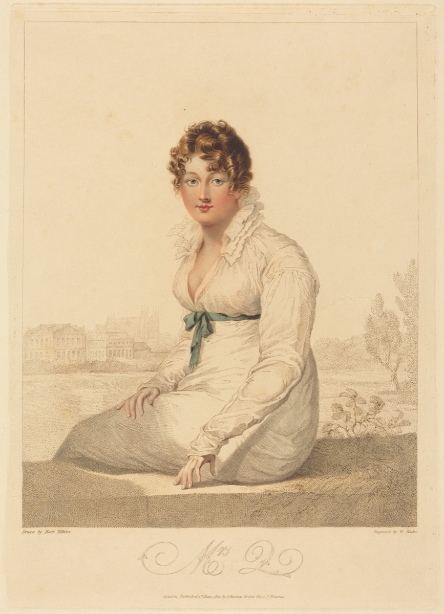 Mrs. Q. — William Blake after François Huet