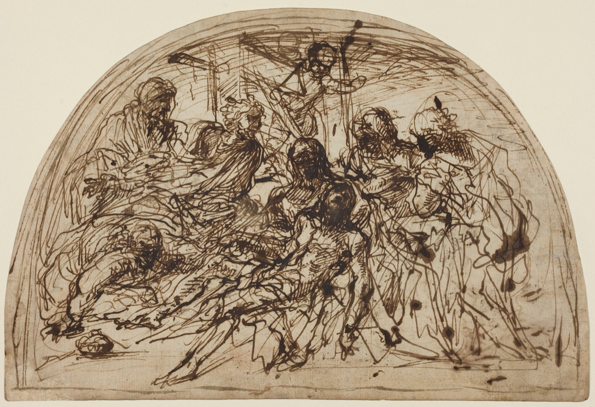 The Lamentation with Saints — Alvise dal Friso