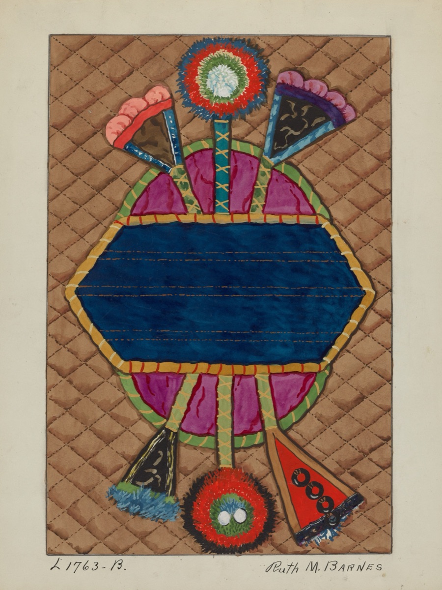 Coverlet (Applique Quilt) — Ruth M. Barnes