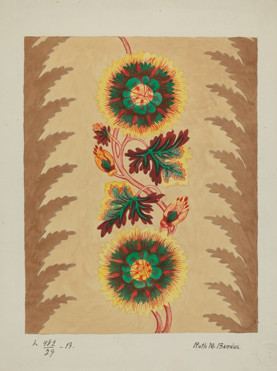 Quilt (Section) — Ruth M. Barnes