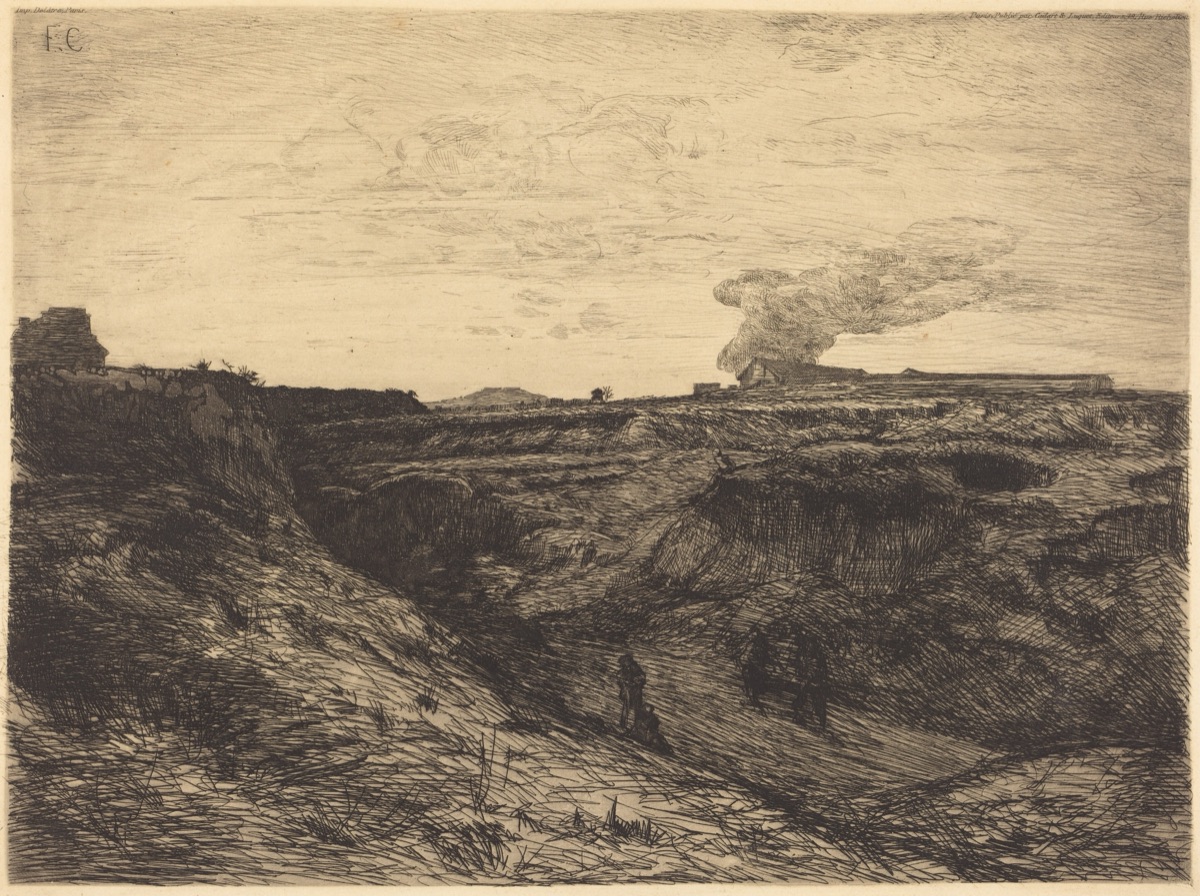 Quarry near Montmartre — François-Nicolas Chifflart