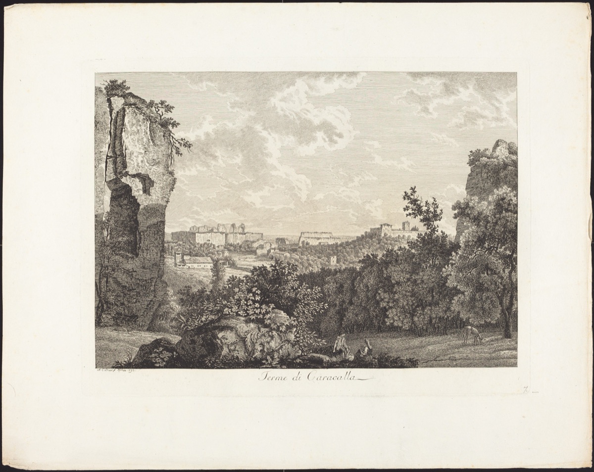 Terme di Caracalla — Albert Christoph Dies