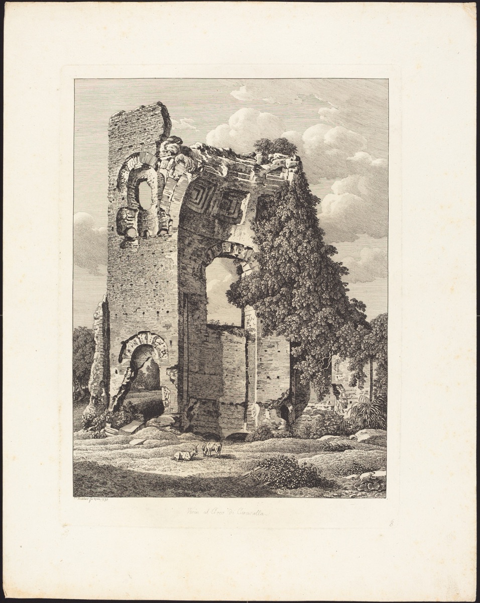 Vicino al Circo di Caracalla — Johann Christian Reinhart