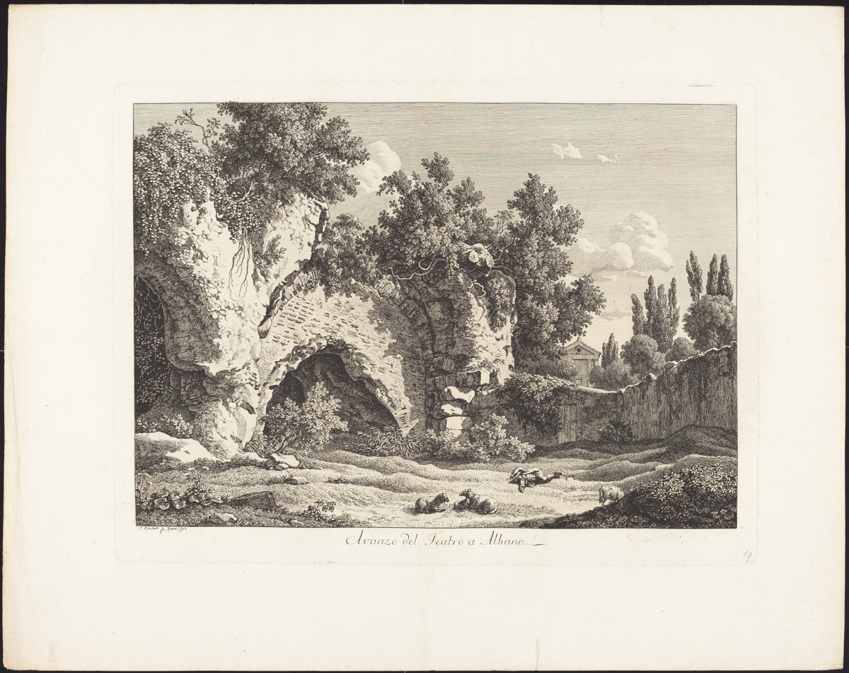 Avanzo del Teatro a Albano — Johann Christian Reinhart