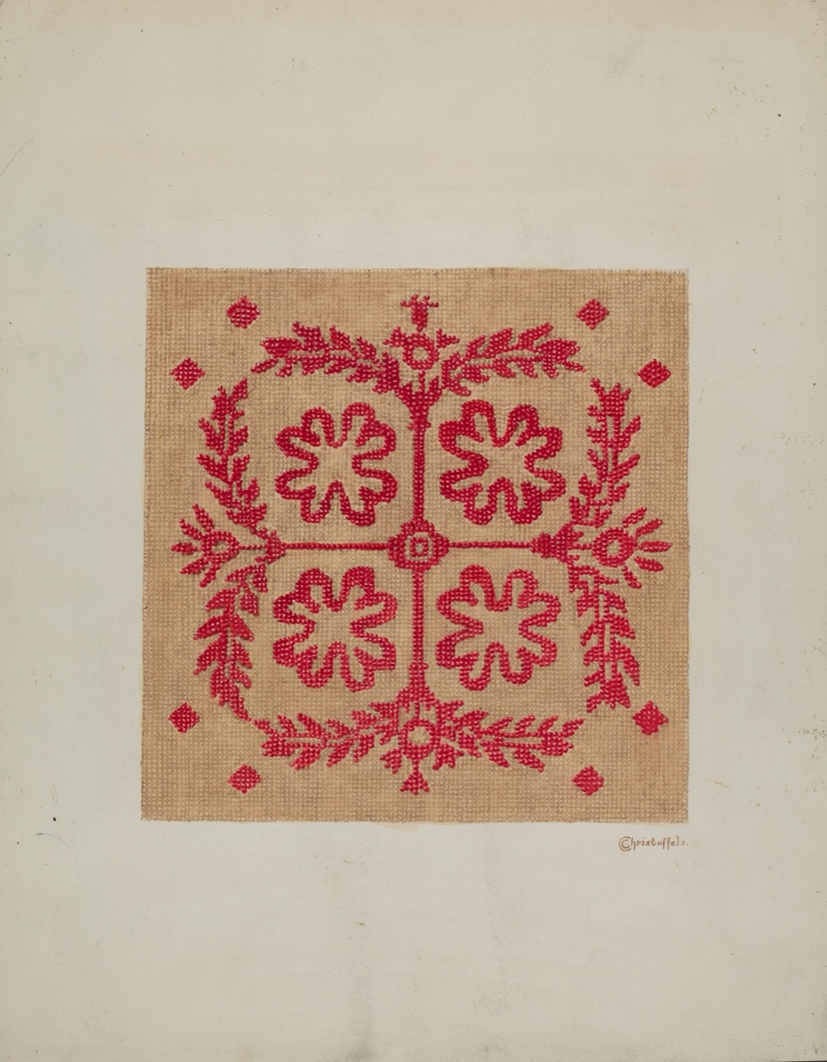 Handwoven Coverlet — Cornelius Christoffels