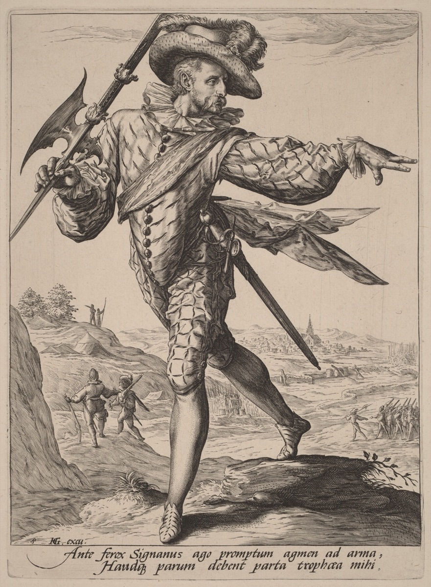 Sergeant — Jacques de Gheyn II after Hendrik Goltzius