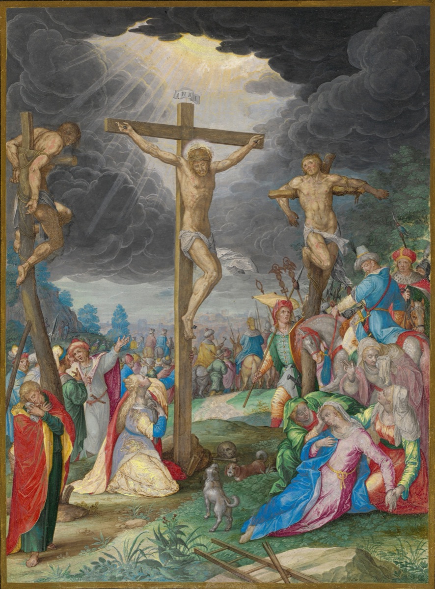 The Crucifixion — Friedrich Brentel after Aegidius Sadeler II after Christoph Schwarz