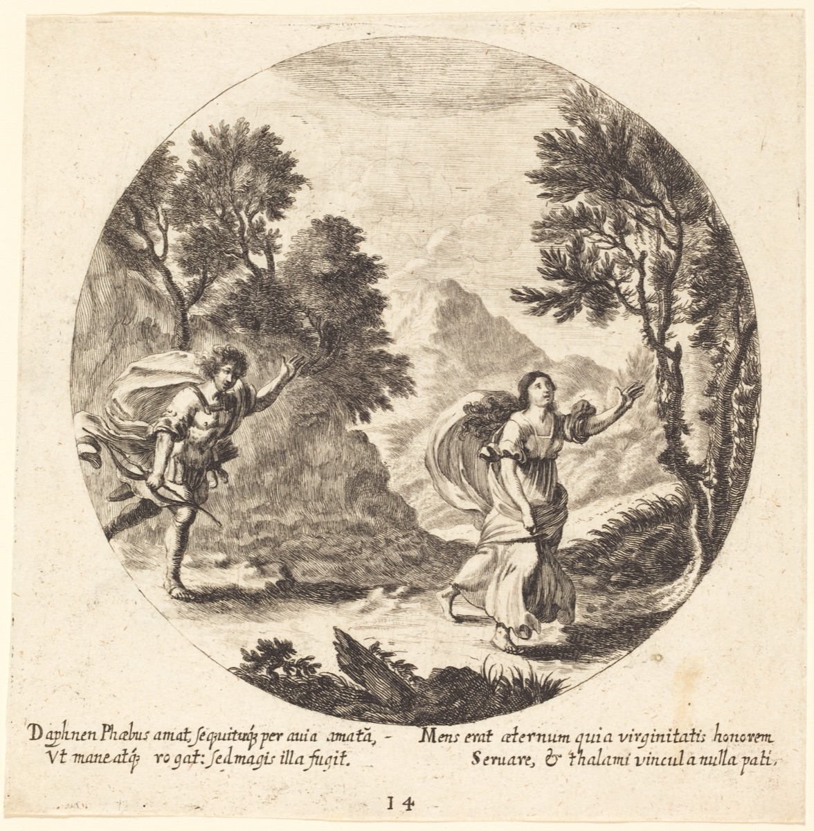 Apollo and Daphne — Georg Andreas Wolfgang the Elder