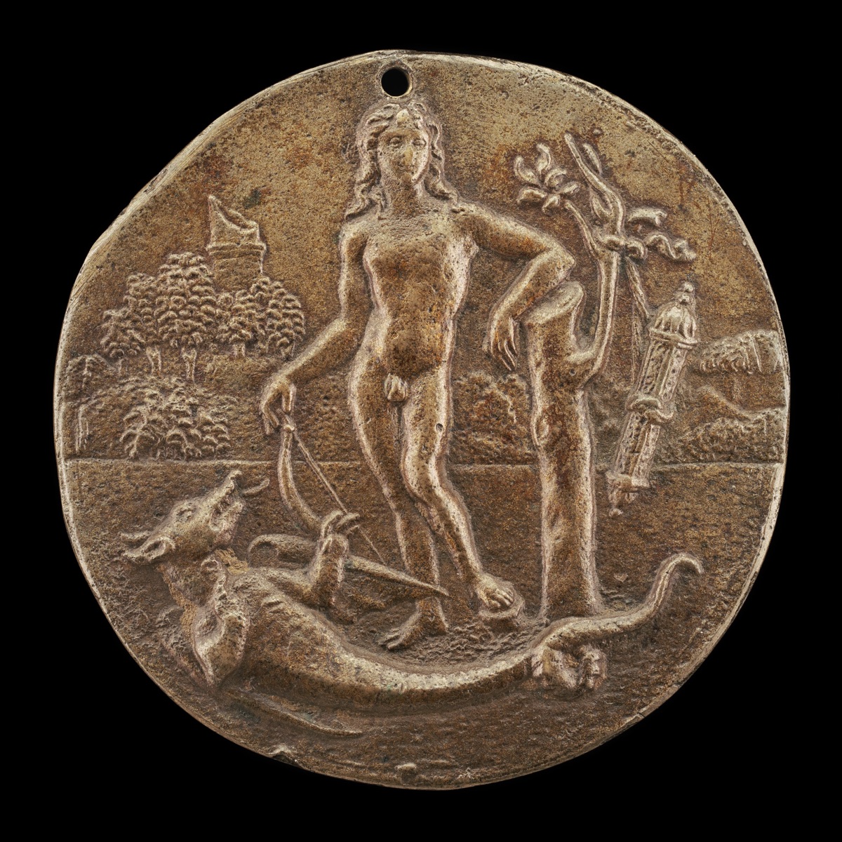 Jason (or Apollo) and the Dragon — Pseudo Antonio da Brescia