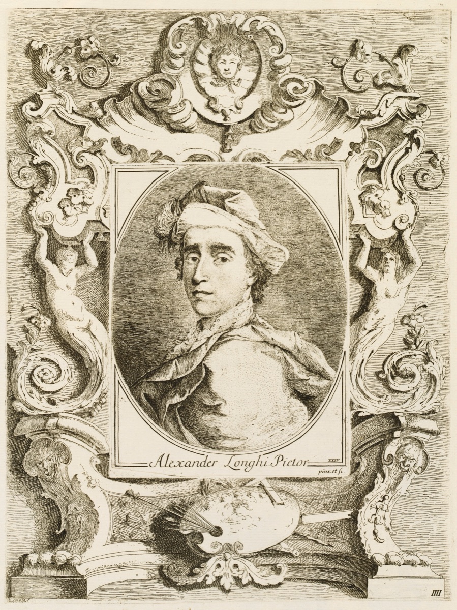 Compendio delle Vite de' Pittori Veneziani istorici piùrinomati del presente secolo con suoi ritratti tratti dal naturale delineati ed incise da Alessandro Longhi Veneziano — Alessandro Longhi and Italian 18th Century (author)