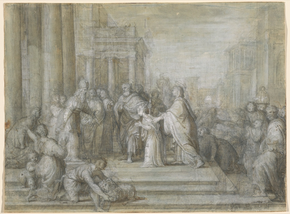 The Presentation of the Virgin in the Temple — Antonio Cavallucci