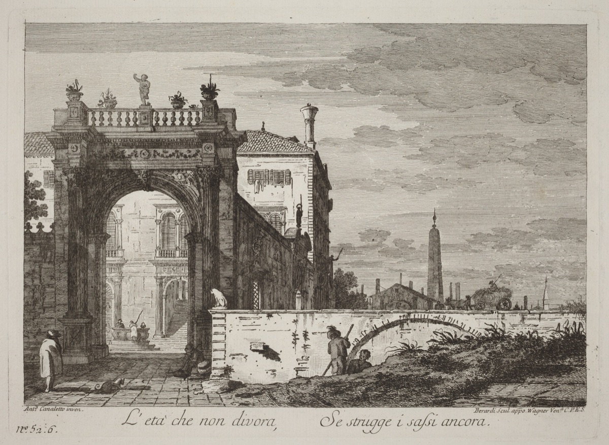 L'età che non devora... — Fabio Berardi after Canaletto