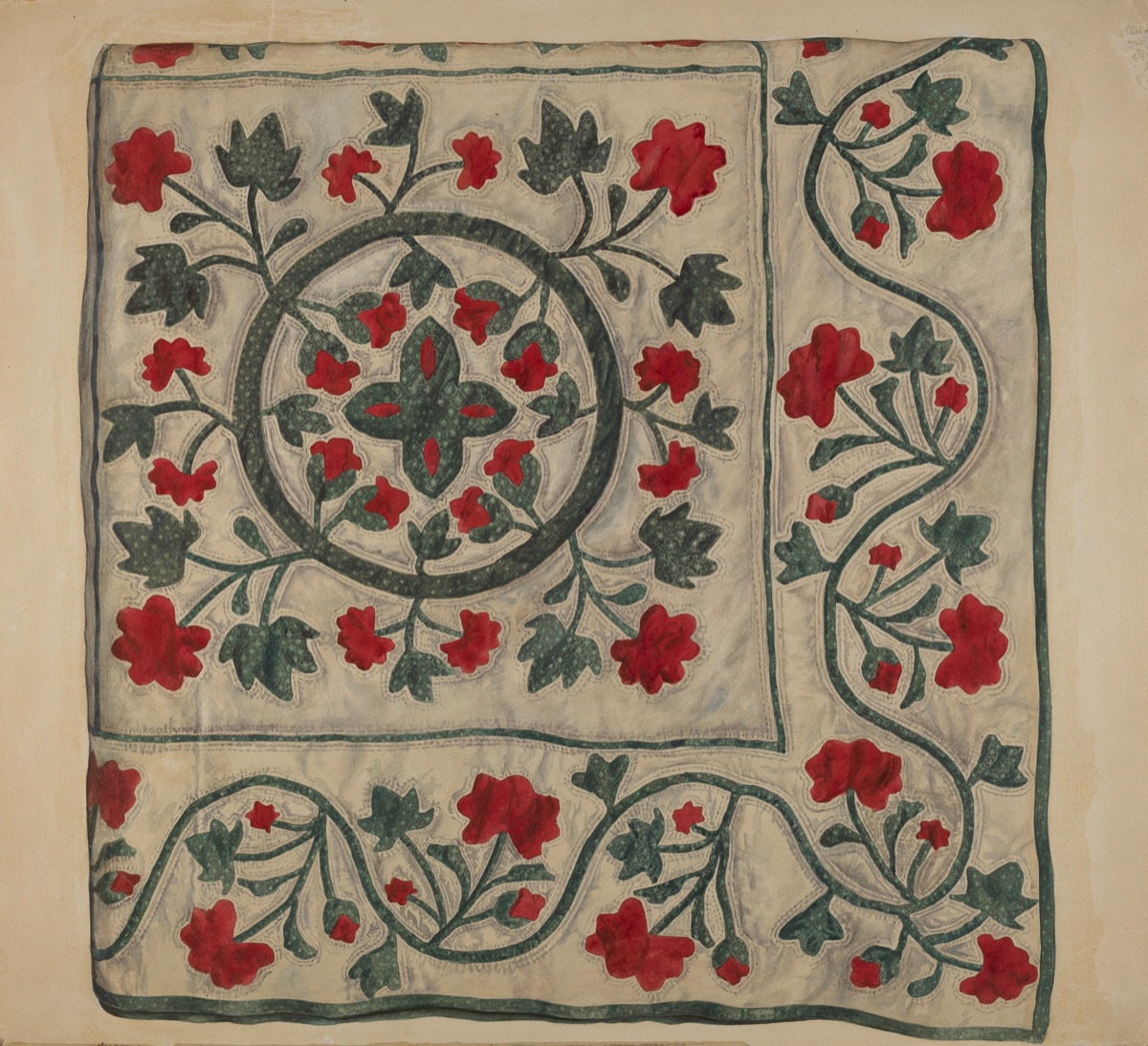 Quilt (Flowers in Circle) — Ralph Atkinson