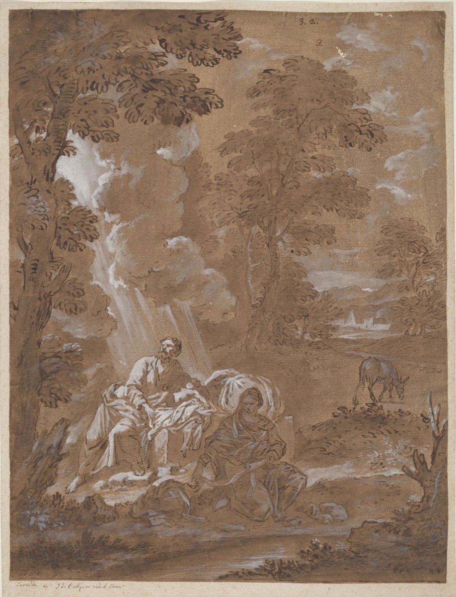The Rest on the Flight into Egypt — Carlo Antonio Tavella