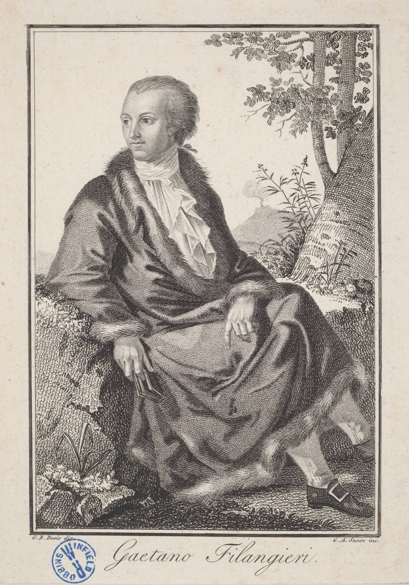 Gaetano Filangieri — Giovanni Antonio Sasso, after G. B. Bosio