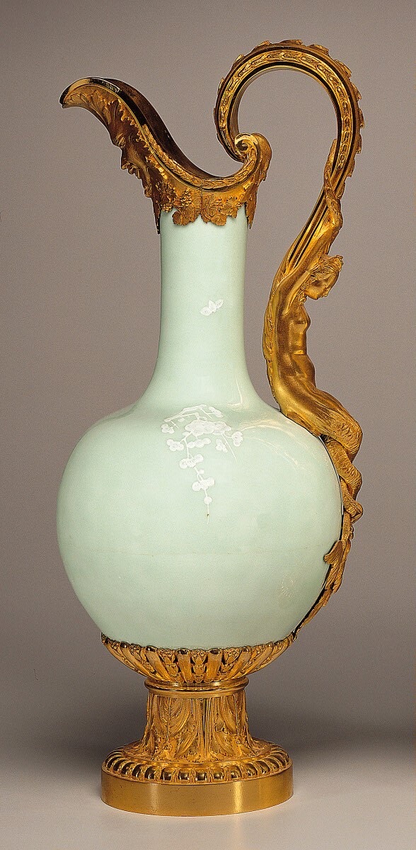 Vase Mounted as an Ewer — Chinese Qing Dynasty