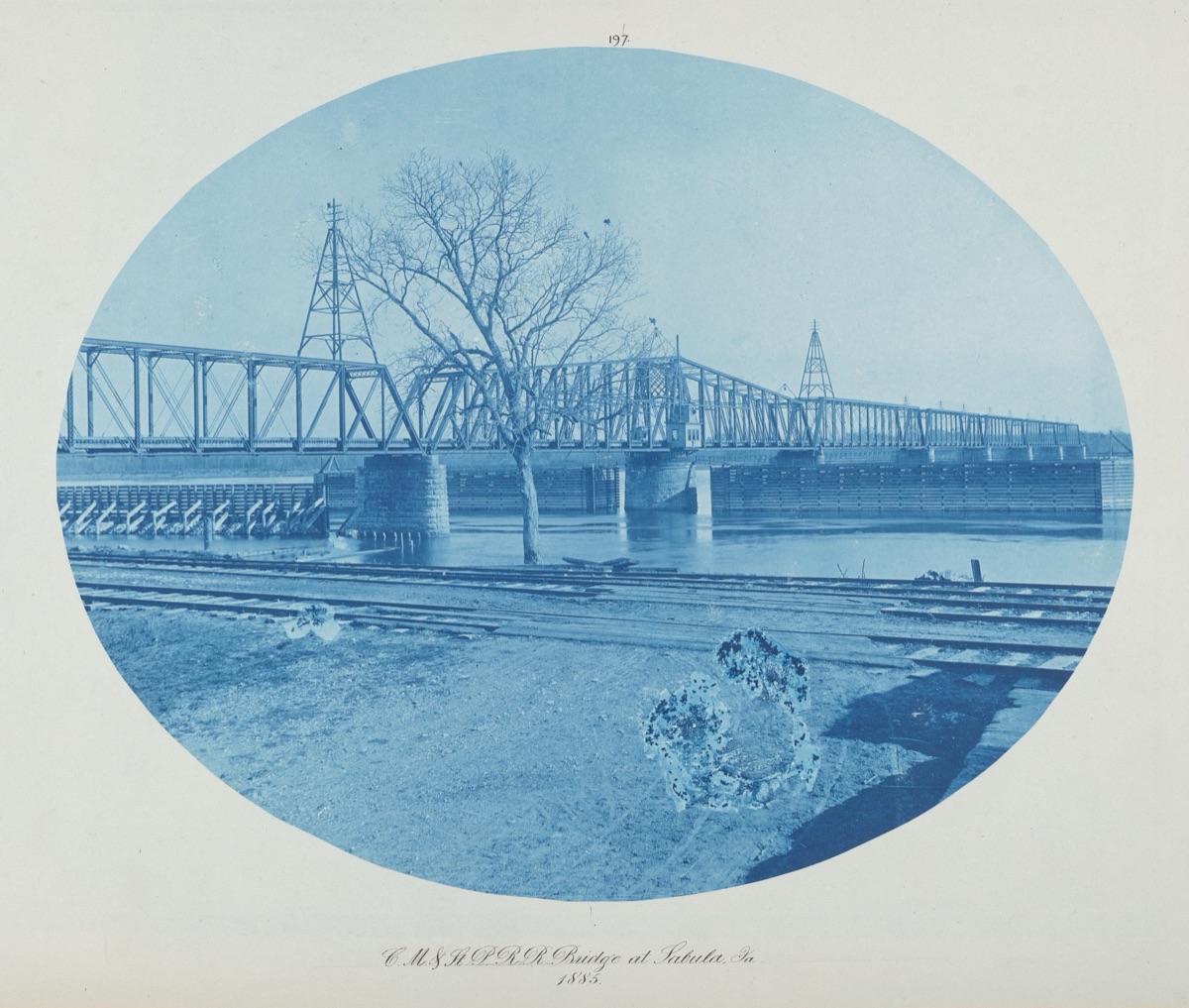 C.M. & St. P. RR Bridge at Sabula, Ia. — Henry Peter Bosse