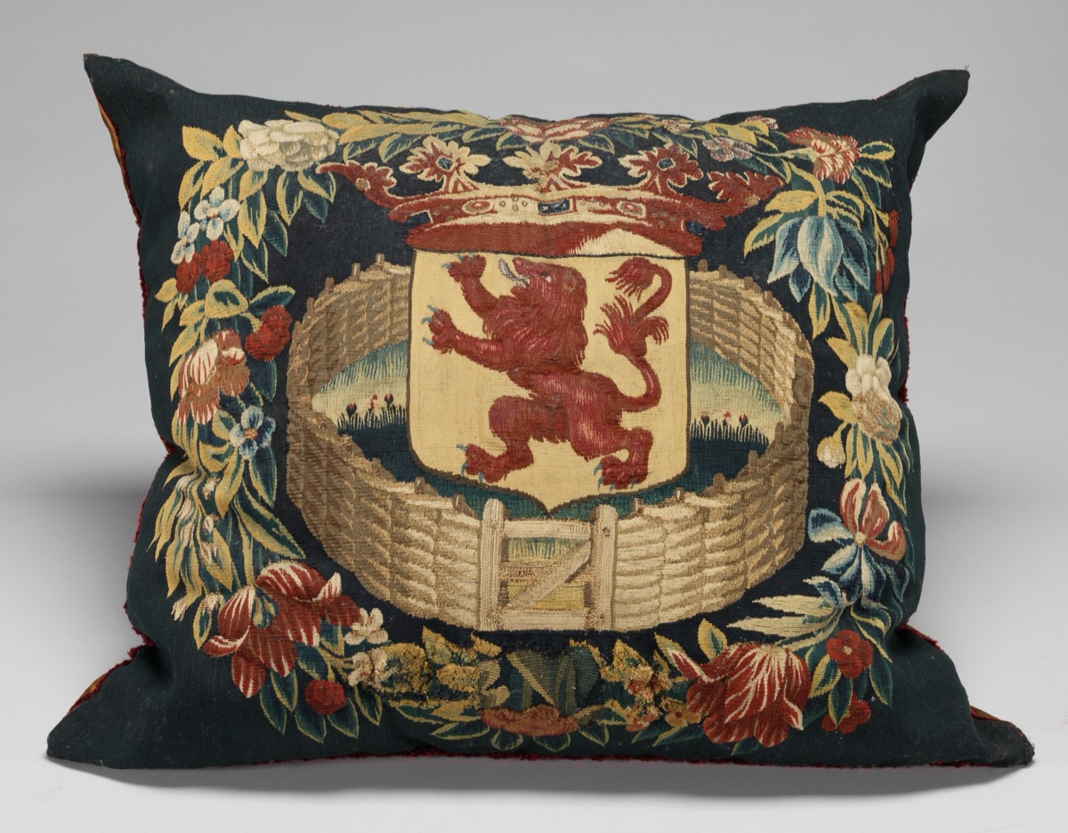 Tapestry-covered Cushion — Netherlandish 17th or 18th Century