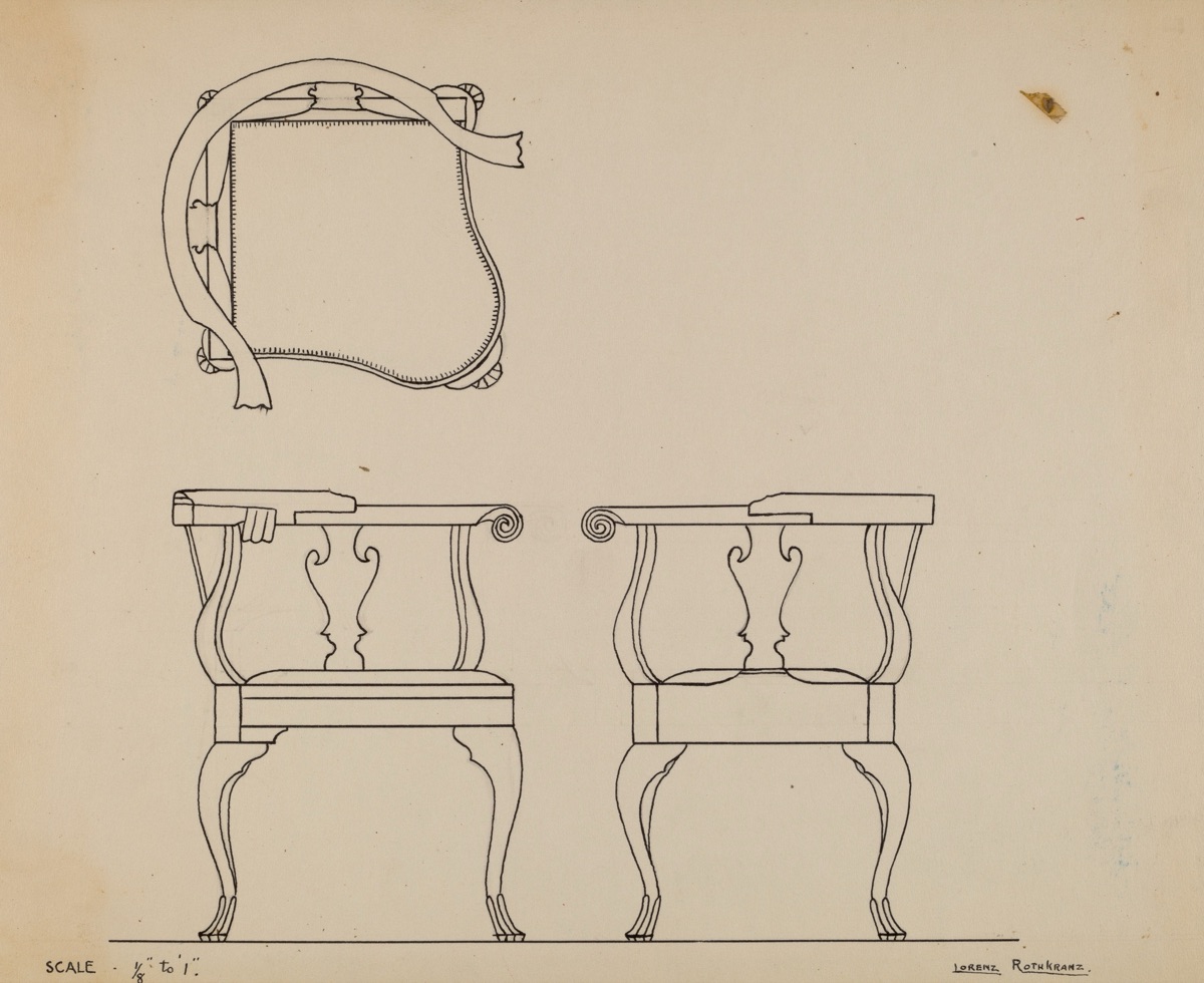 Corner chair — Lorenz Rothkranz