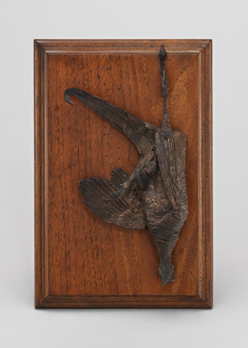 Dead Pheasant Mounted on a Board — Pierre Jules Mene