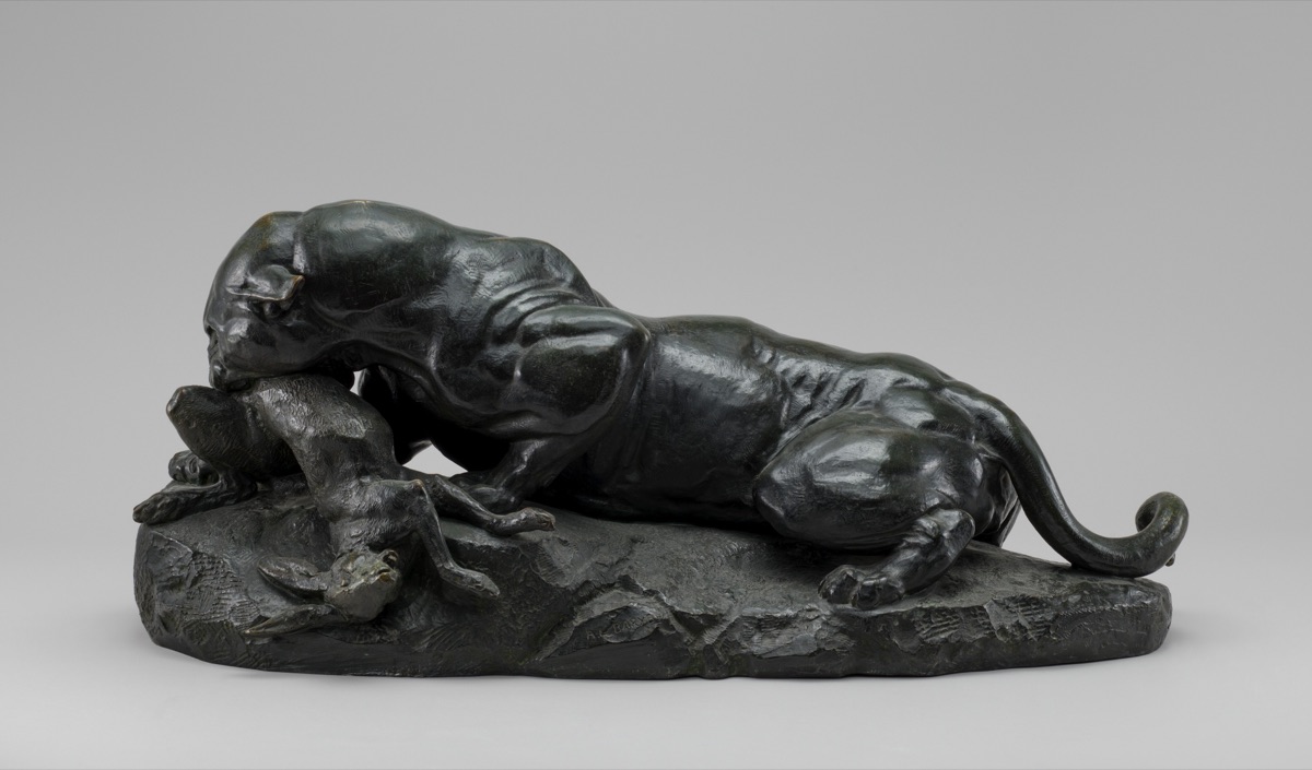 Jaguar Devouring a Hare — Antoine-Louis Barye