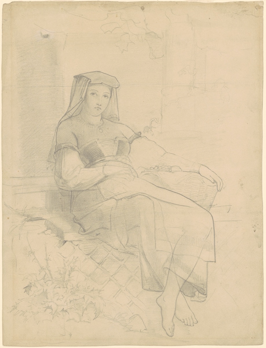 Reclining Woman — Emanuel Gottlieb Leutze