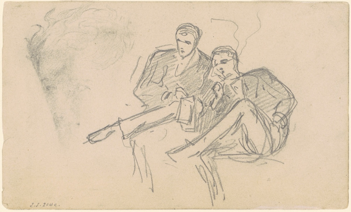 Seated Men — John Singer Sargent