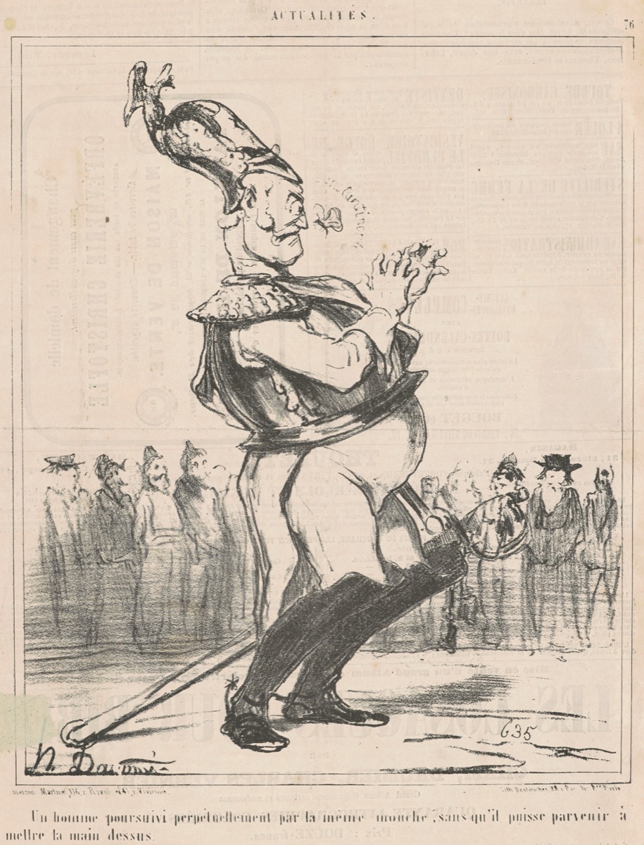 Un homme poursuivi ... — Honoré Daumier