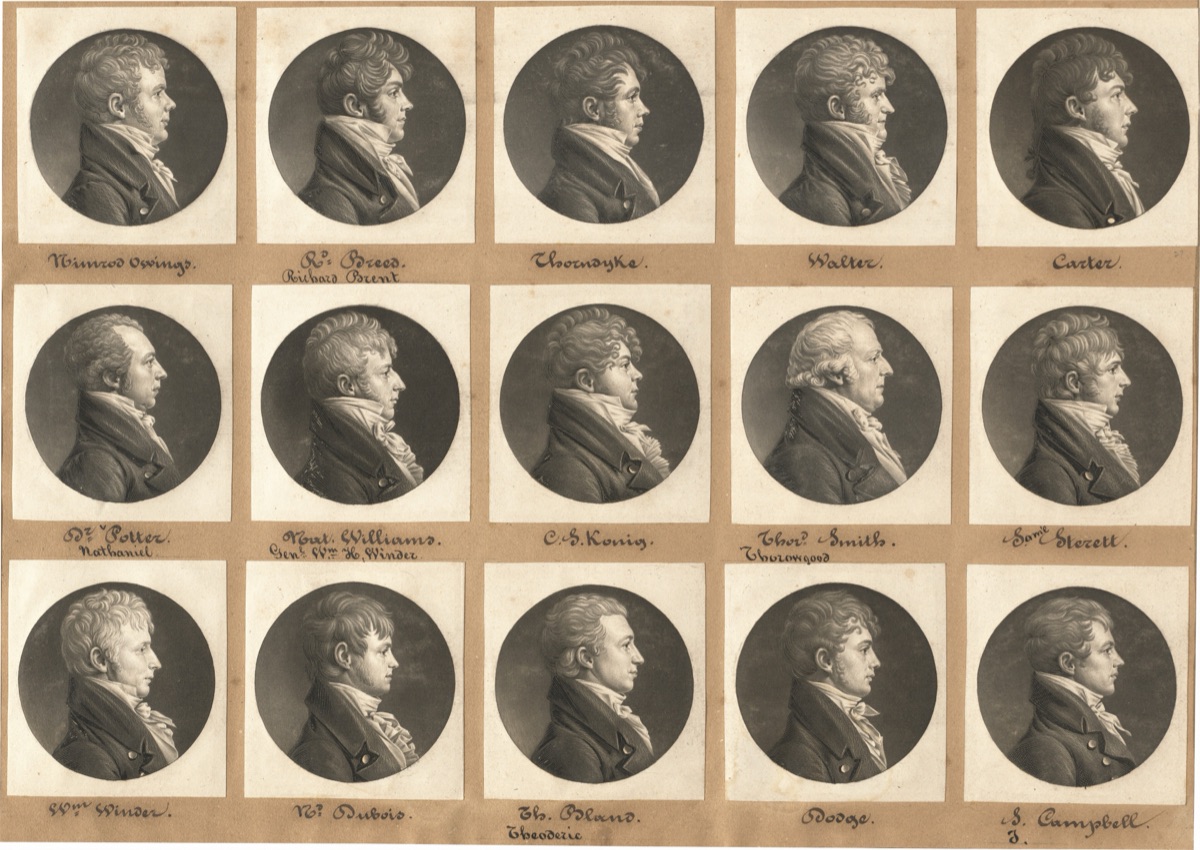 Saint-Mémin Collection of Portraits, Group 27 — Charles B. J. Févret de Saint-Mémin