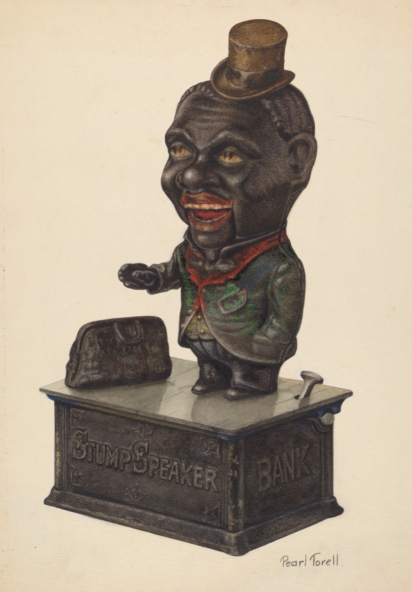 Toy Bank: Stump Speaker — Pearl Torell