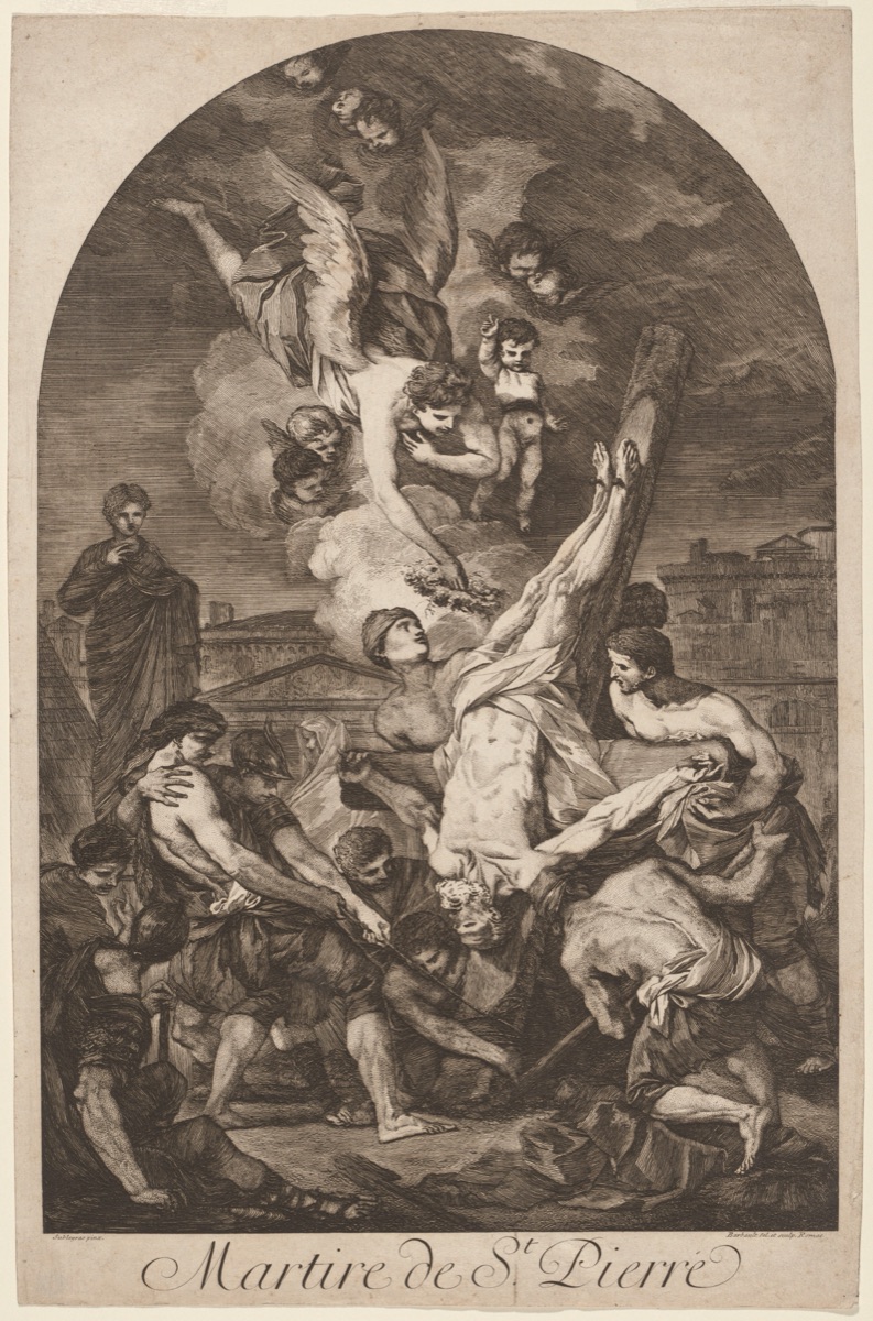Martire de St. Pierre (The Martyrdom of Saint Peter) — Jean Barbault, after Pierre-Hubert Subleyras