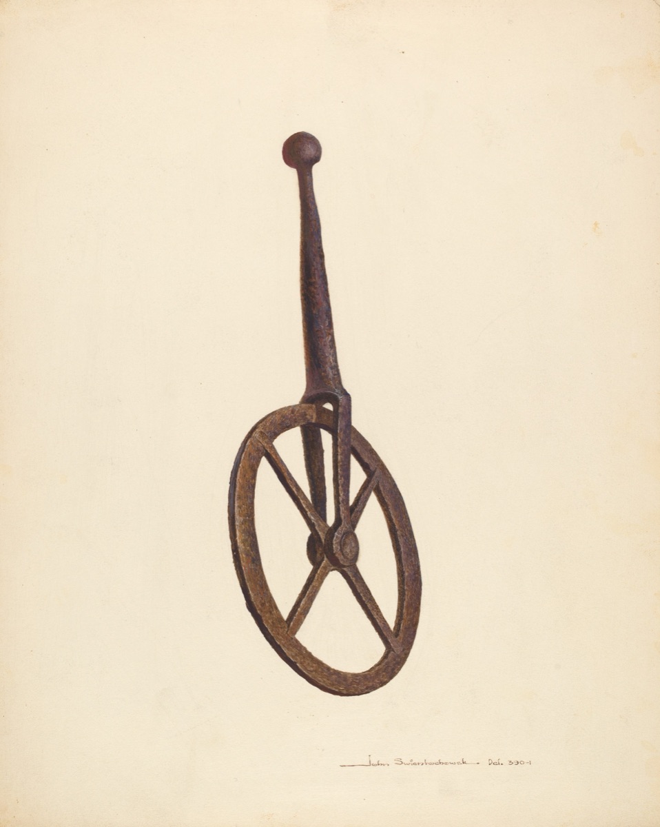 Blacksmith's Measuring Wheel — John Swientochowski