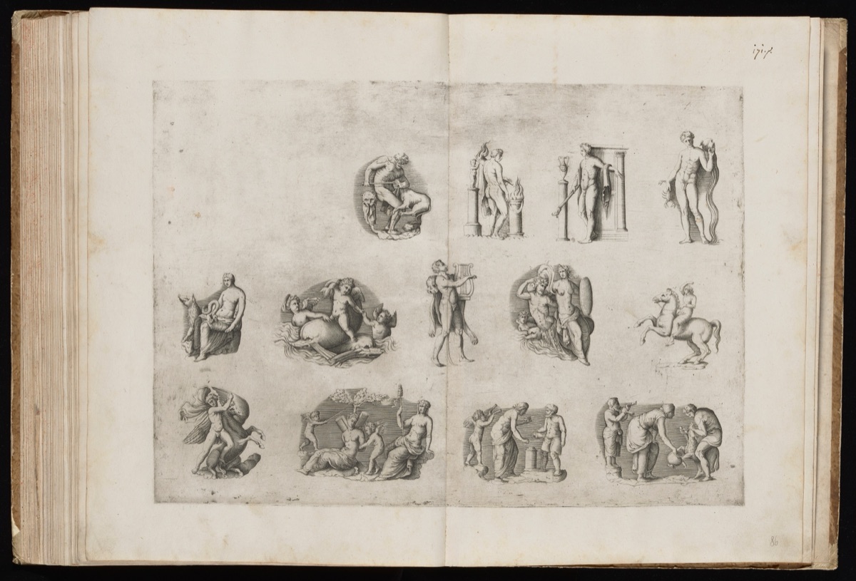 Fragments from Ancient Cameos in the Grimani Collection [Plate II] — Enea Vico
