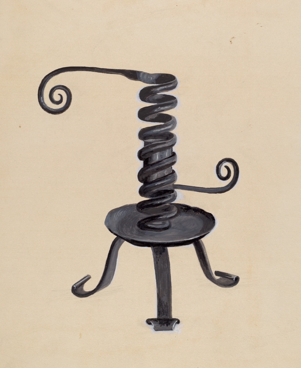 Spiral Candlestick — William D. Somers