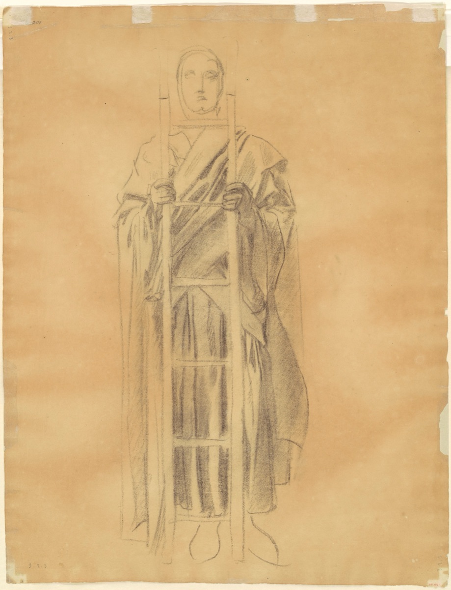 Study for "Dogma of the Redemption: Frieze of Angels" [verso] — John Singer Sargent