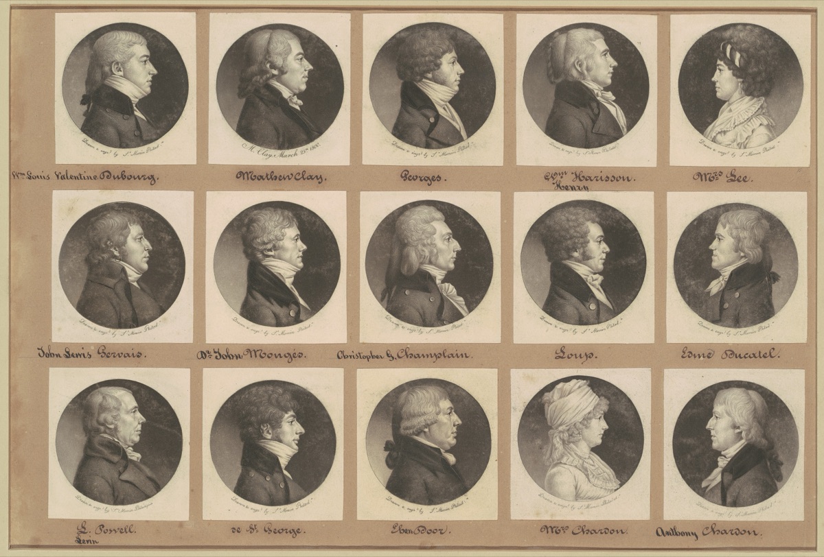 Saint-Mémin Collection of Portraits, Group 15 — Charles B. J. Févret de Saint-Mémin