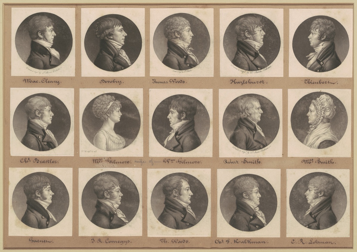 Saint-Mémin Collection of Portraits, Group 25 — Charles B. J. Févret de Saint-Mémin