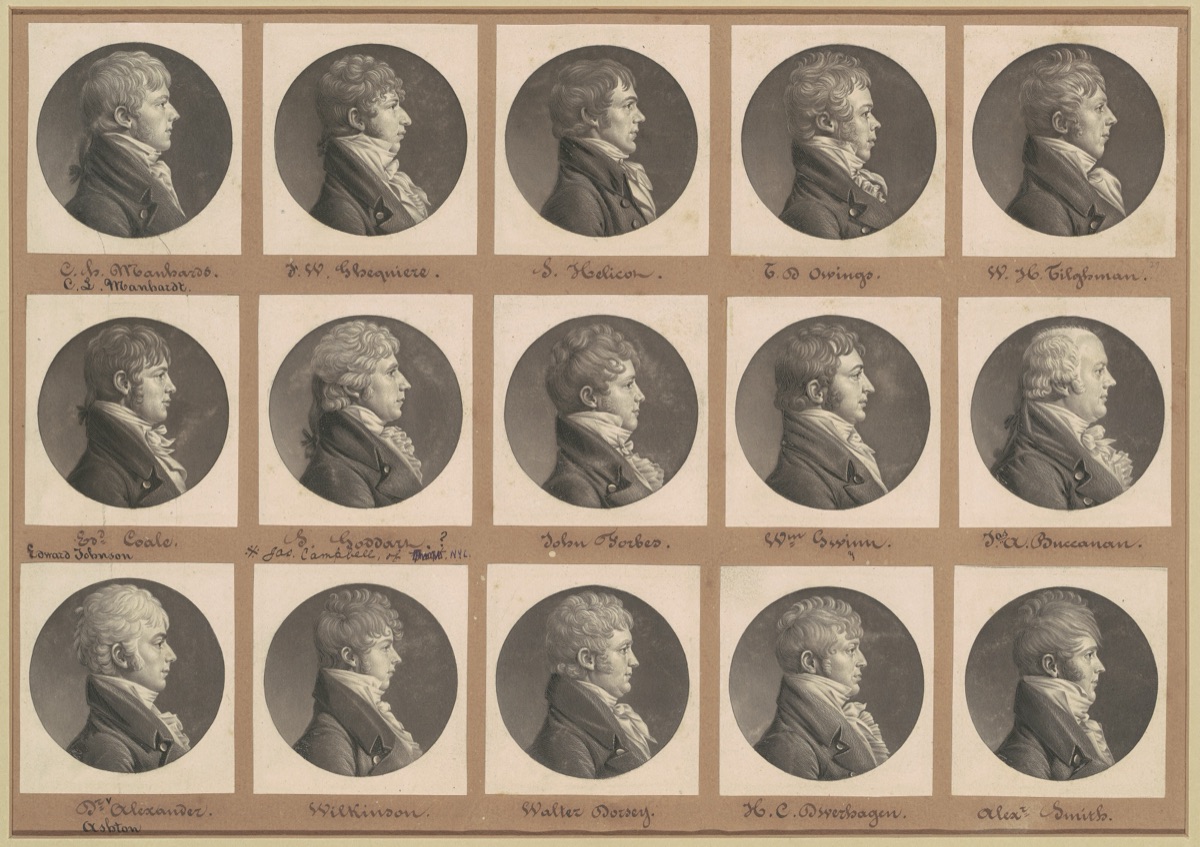 Saint-Mémin Collection of Portraits, Group 29 — Charles B. J. Févret de Saint-Mémin